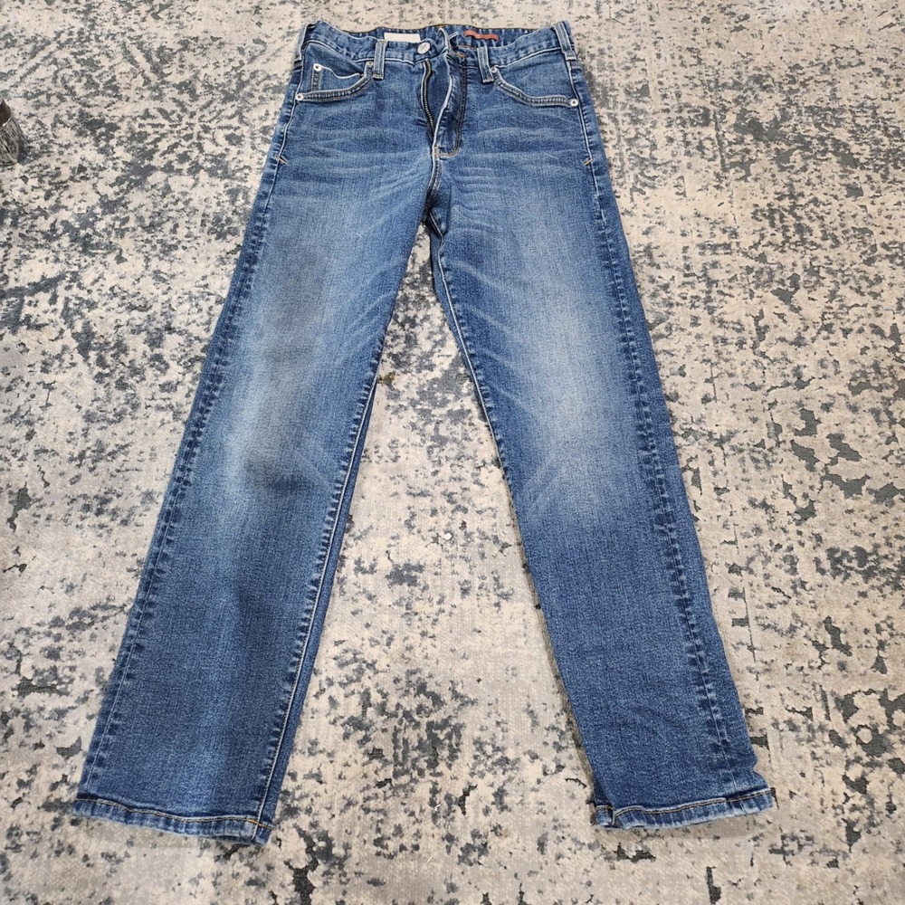 Pilcro and the Letterpress Vintage Straight Jeans 27 Medium Wash Made in USA